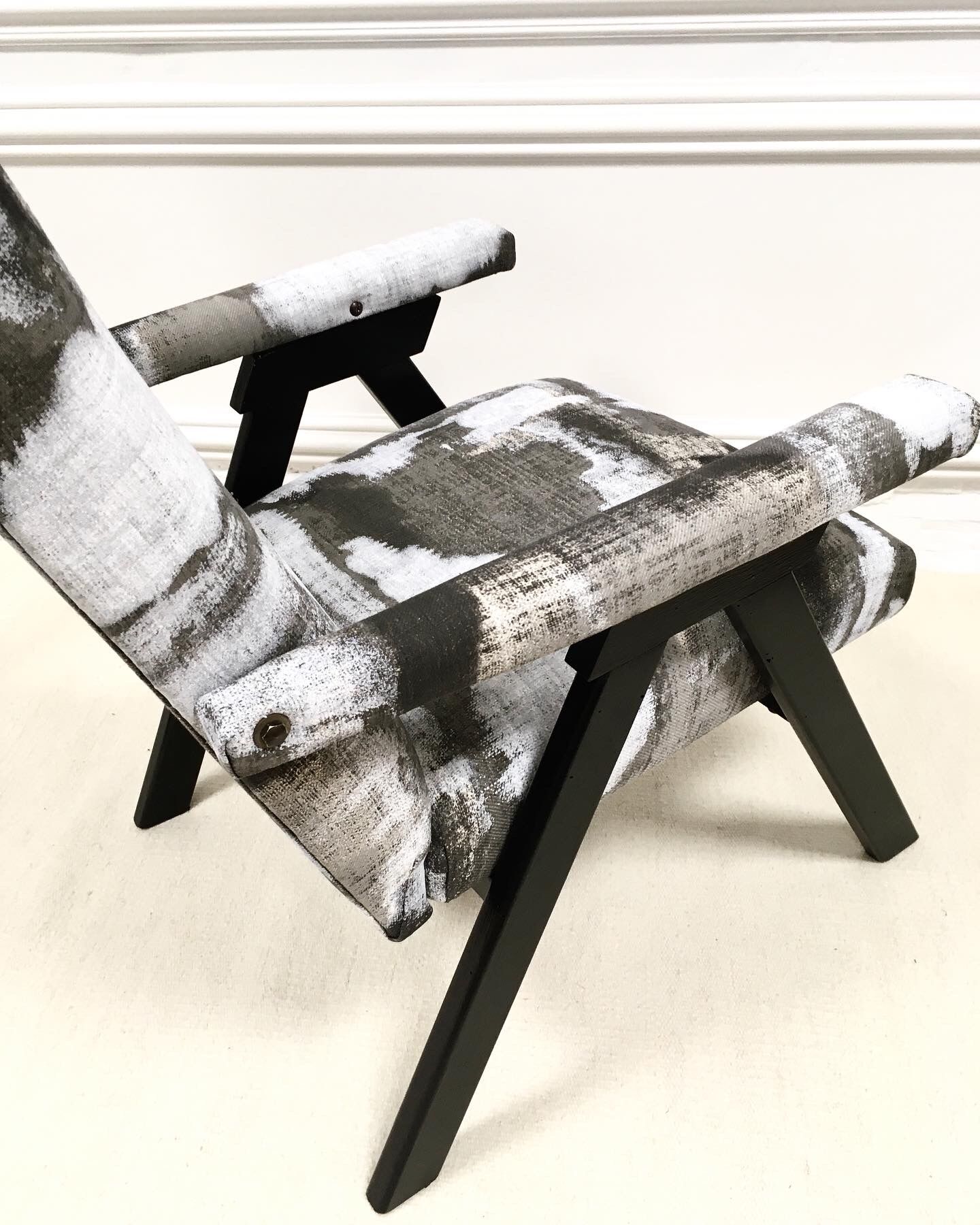 Restored Scandinavian armchair