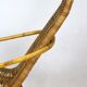Mid-century rattan rocking chair, 1960s