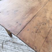 Bistro farmhouse table cherry wood turned legs 180cm