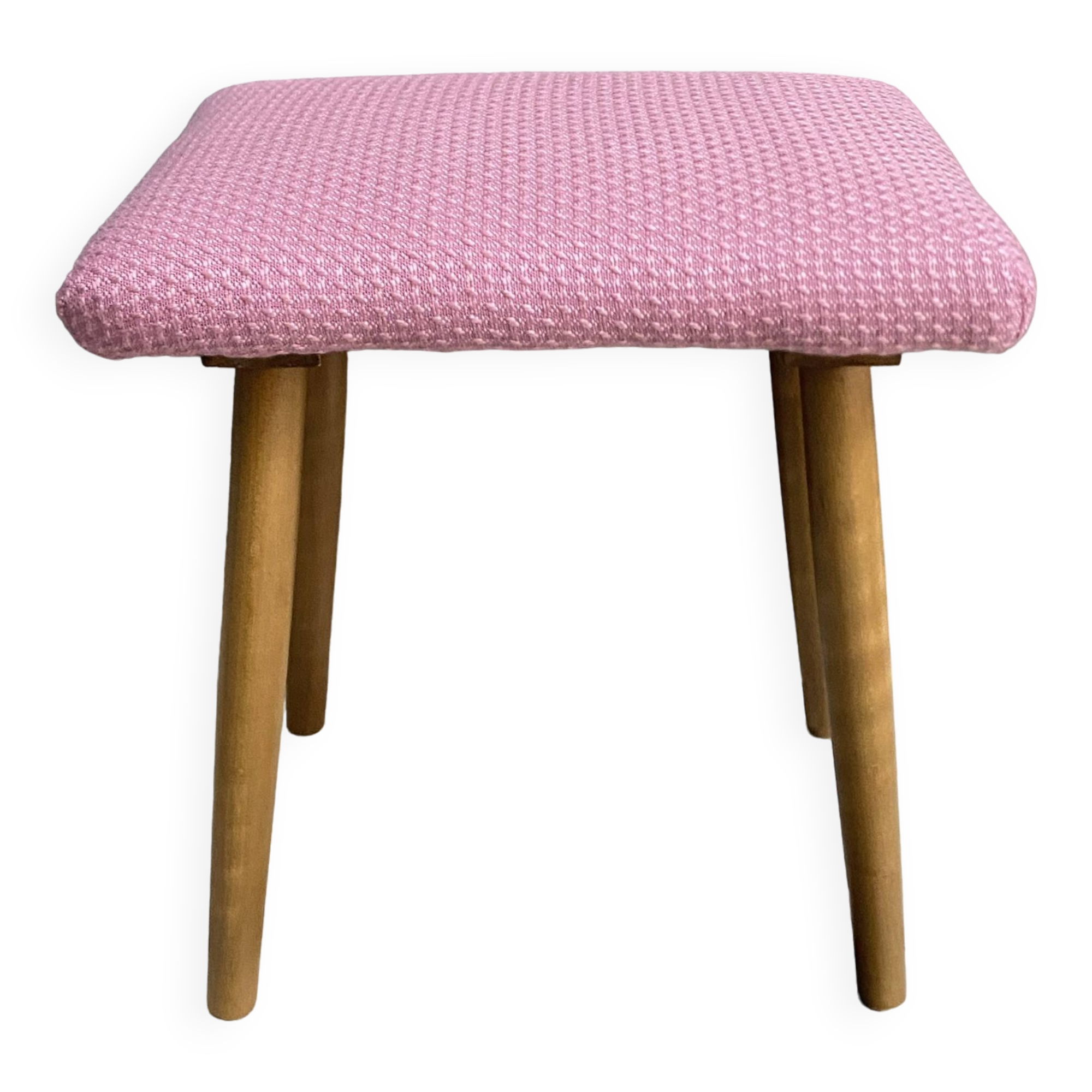Pink foot stool 1960s