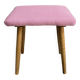 Pink foot stool 1960s