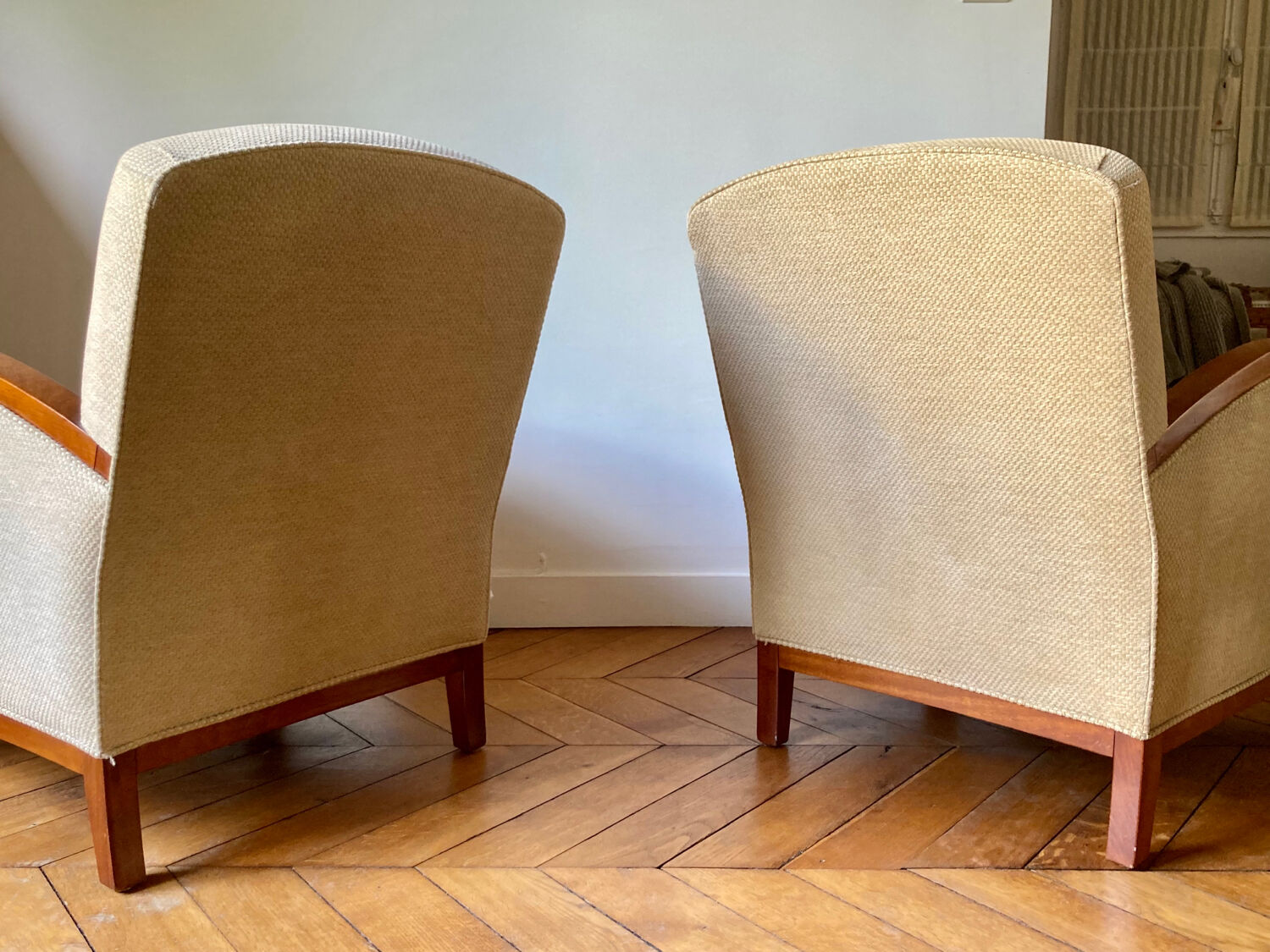 Pair of club chairs