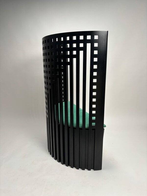 312 Willow Throne Original Armchair attributed to Charles Rennie Mackintosh for Cassina, 1980s