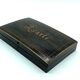 Card box in rosewood marquetry mid 19th century