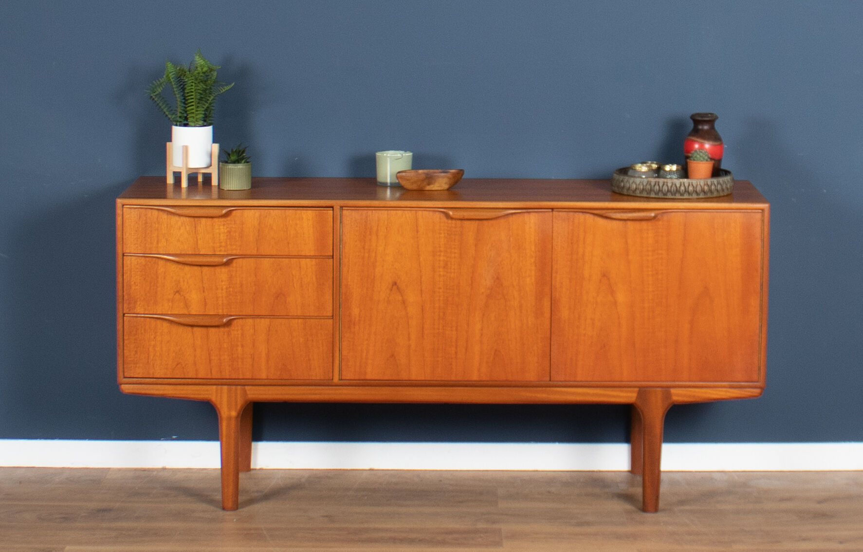 Retro teak 1960s short mcintosh of kirkcaldy dunvegan sideboard tom robertson