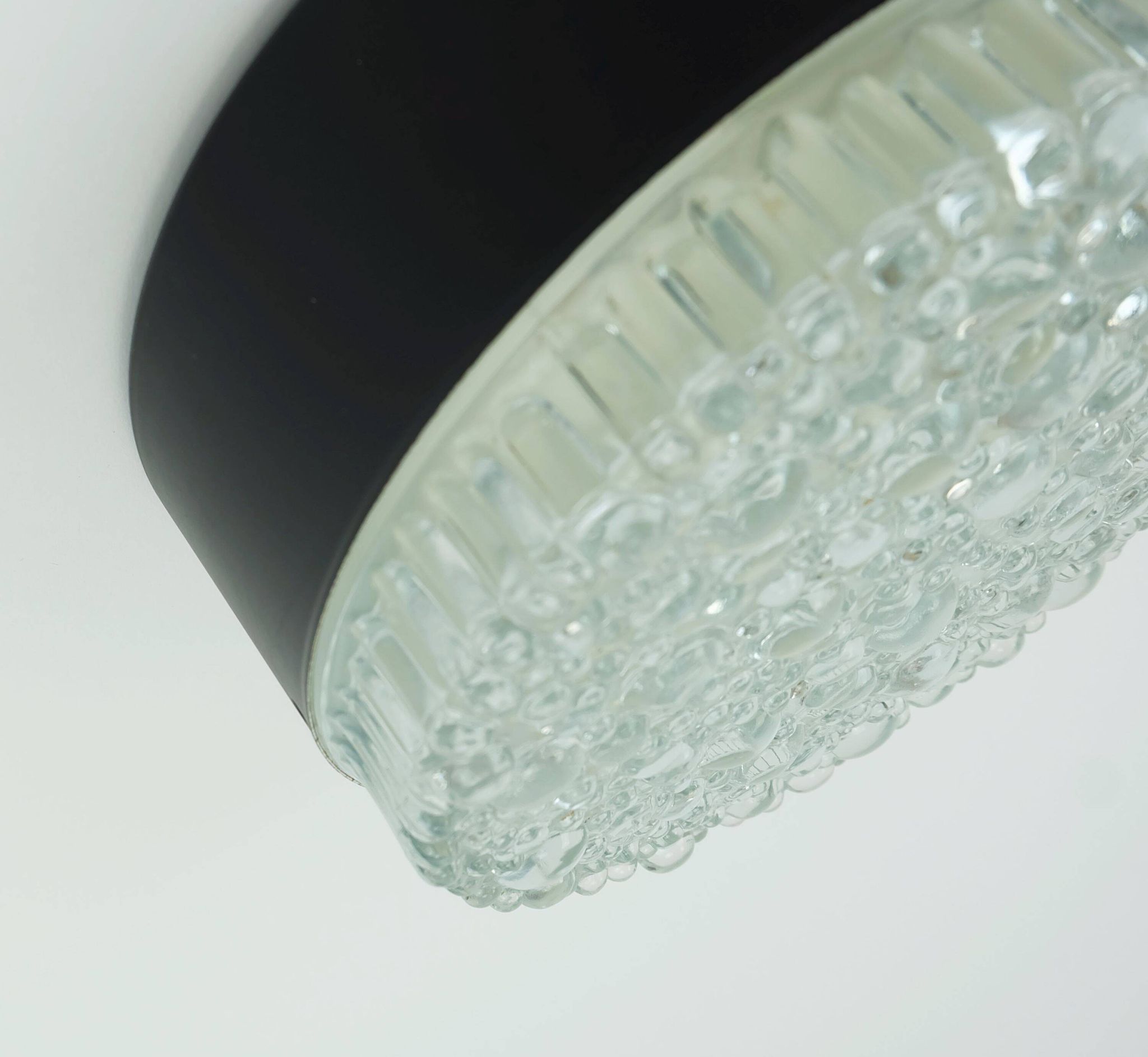 No. 1 of 2- staff ceiling lamp or wall lamp model a 226 bubble glass 60s70s