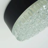 N° 1 sur 2 - plafonnier ou applique murale Staff modèle a 226 verre bullé années 60-70