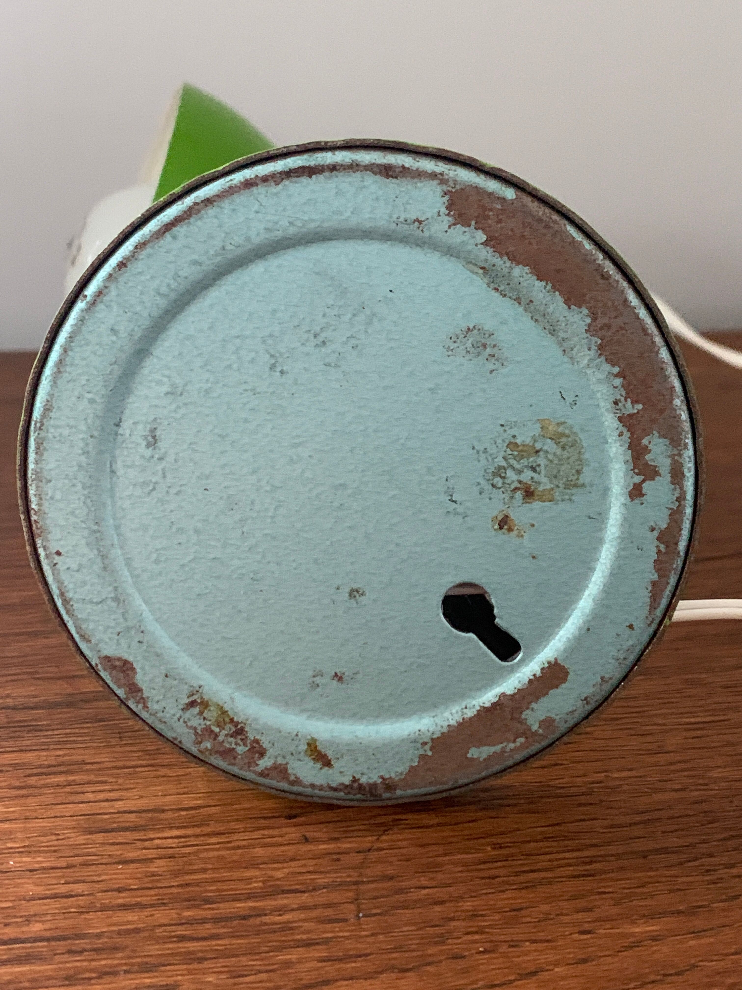 Small vintage metal lamp