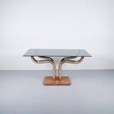 Dining table by Guido Faleschini, 1970s, published by Mariani Italia.