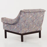 Fauteuil avec pieds en hêtre, design années 1970