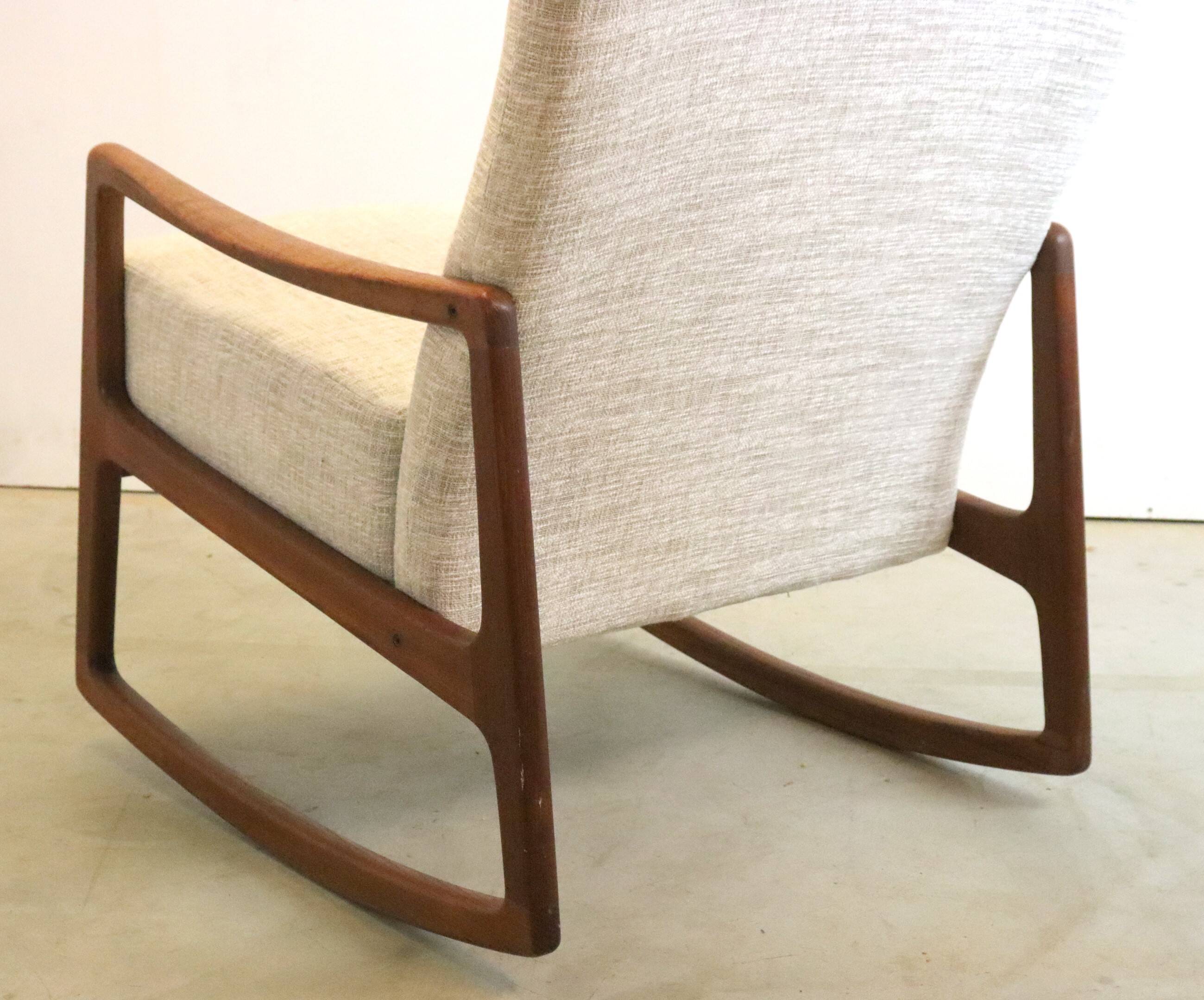 Ole Wanscher pour France & Son rocking chair 'Ulfborg' vintage