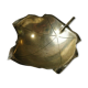 Ashtray, leaf shape, Alfredo Sciarrotta, Sterling