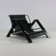 Seventies leather grasshopper lounge object by Sonja Wasseur