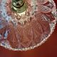 Vintage glass lampshade pendant light - tableware collection -