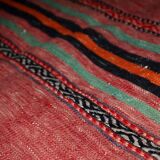 Kilim vintage fait main Ardabil persan 139cm x 288cm (1940s)