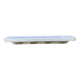 Antique wall shelf for bathroom in white porcelain.