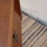 Bedside table spindle feet