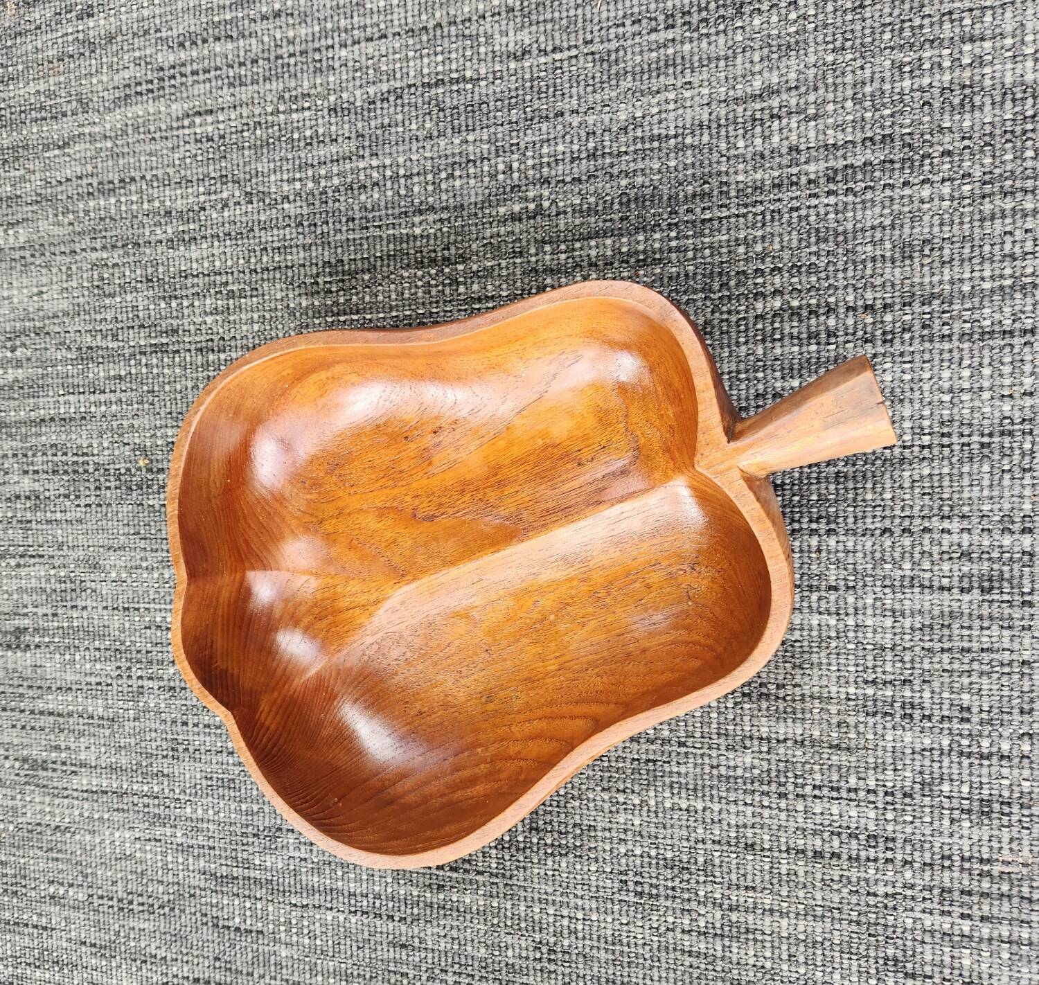 Large wooden catchall: vintage