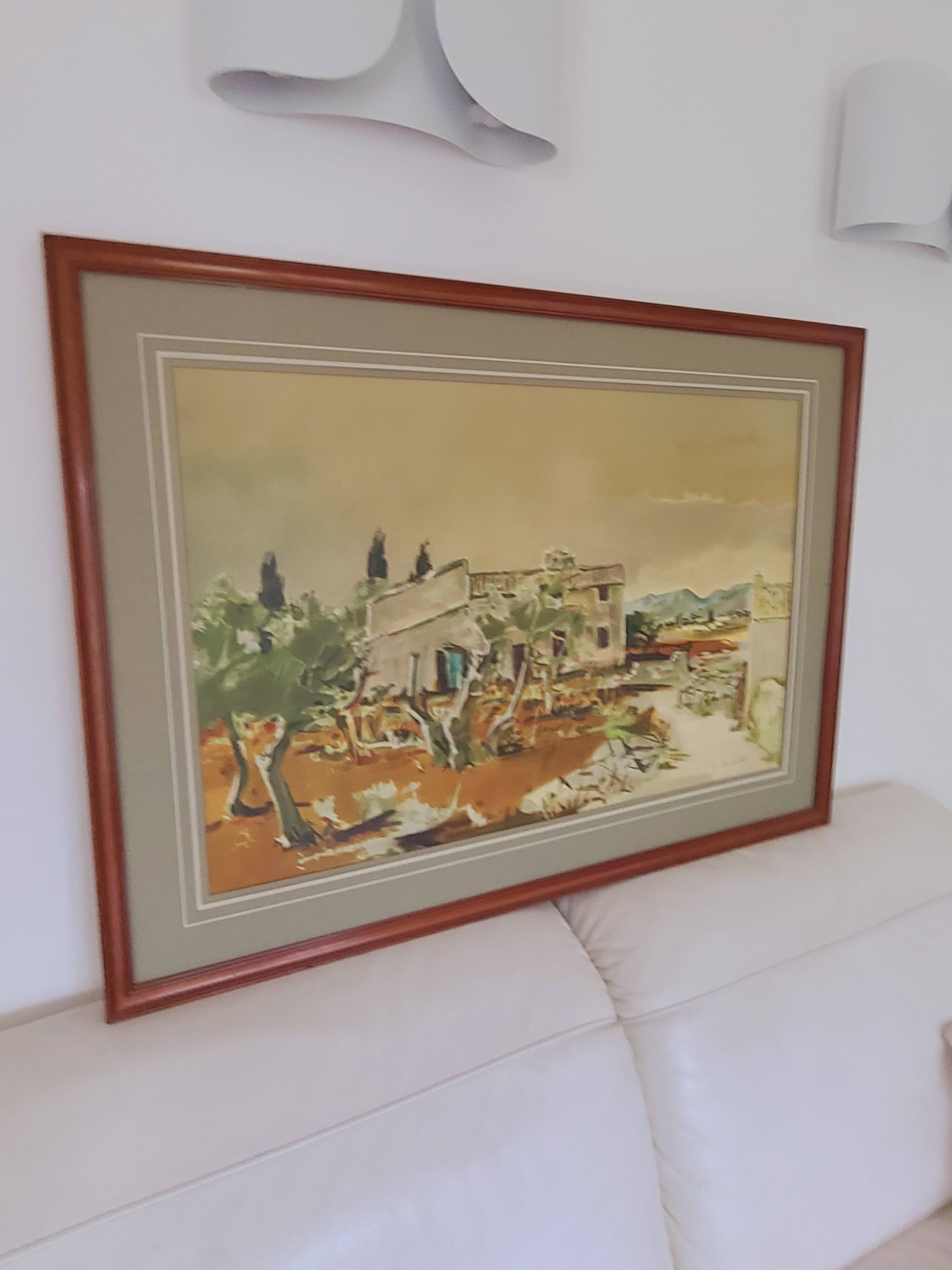 Provence by G. Cheyssial signed 110 x 79 cm