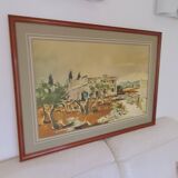 Provence by G. Cheyssial signed 110 x 79 cm
