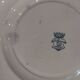 5 flat plates in Longwy earthenware model “Suzanne” Terre de Fer