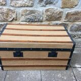19th century travel trunk