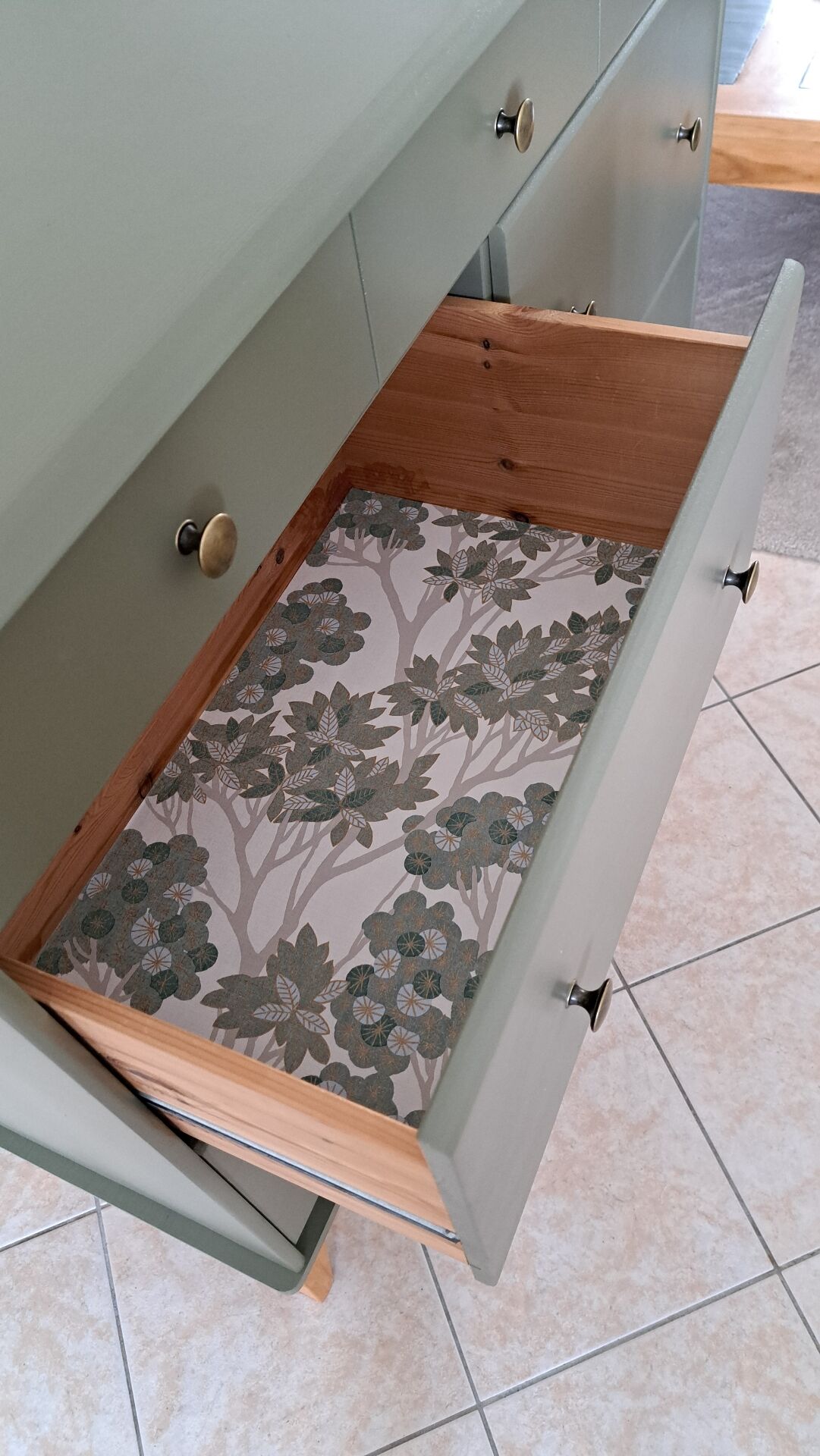 Commode vert Thisted