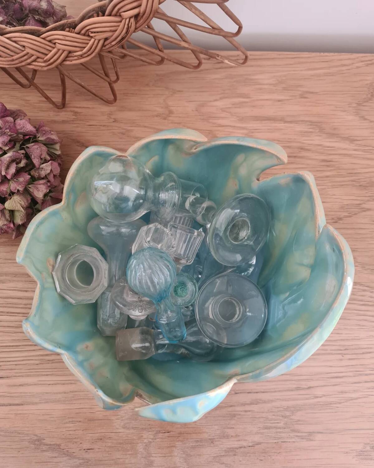 Flame ceramic planter