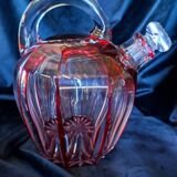 Saint-Louis overlay crystal port liqueur service