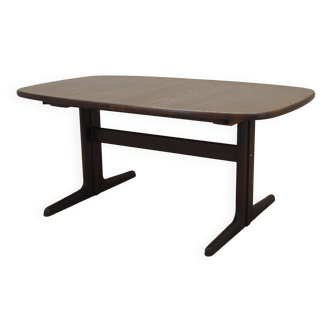 Oak table, Danish design, 1970s, manufacturer: Skovby