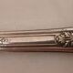 6 dessert knives in silver metal and vermeil