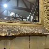 18th century Regency mirror in gilded wood