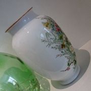 White opaline vase