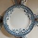 6 antique flat plates in ironstone