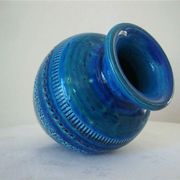 Vase Aldo Londi Rimini blu