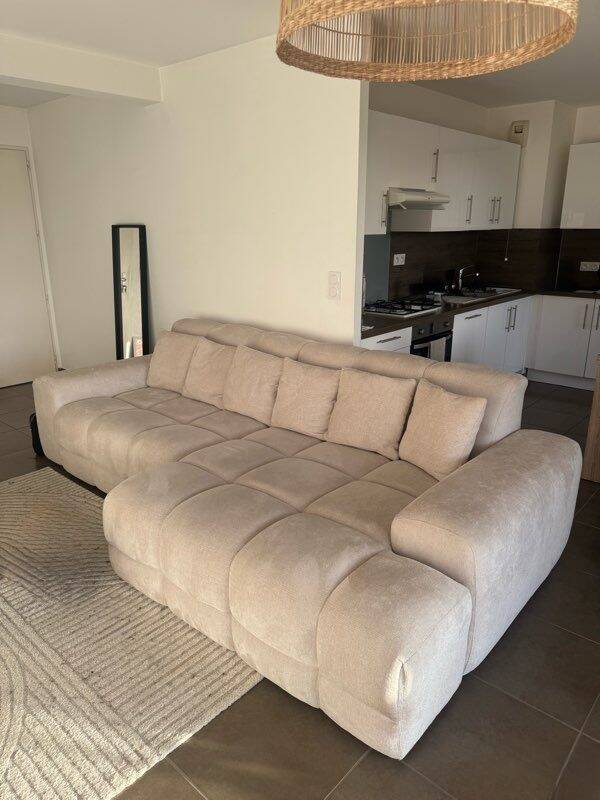 Canapé Nuage Château d'Ax - État neuf - 3 m - Beige