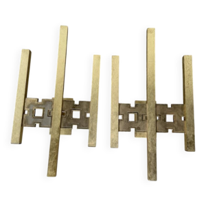 Paire d’appliques regency - laiton italie