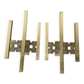 Paire d’appliques regency laiton Italie