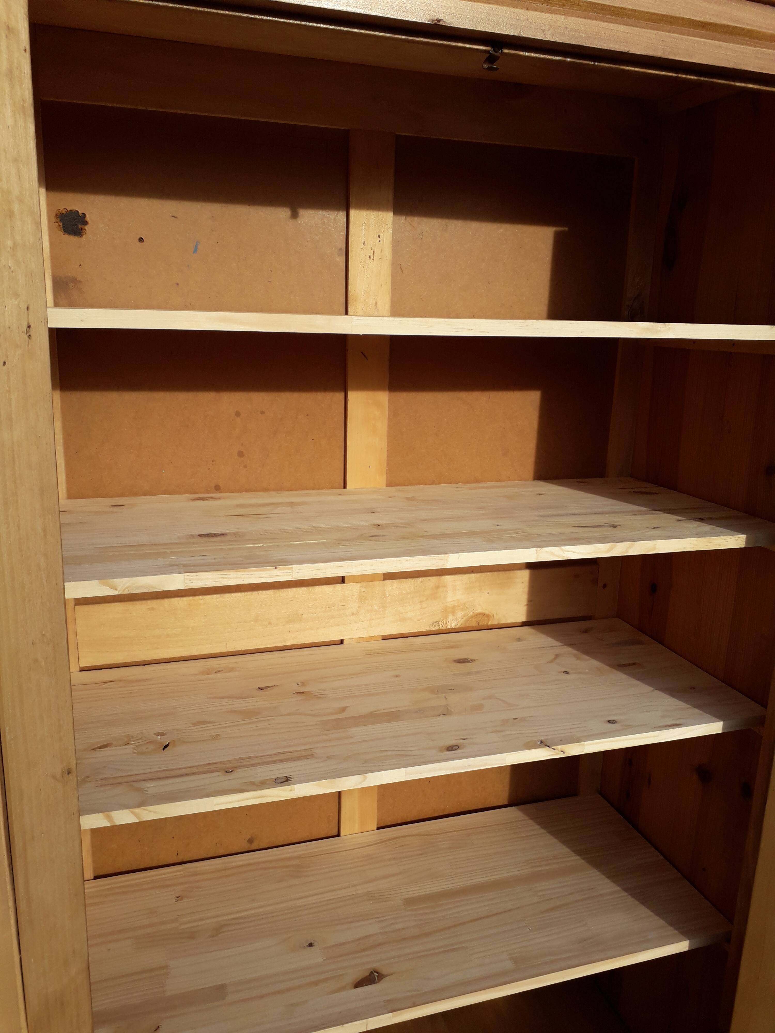 Wooden wardrobe