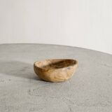 Small Vintage Swedish Wooden Sculptural Bowl in Birch, 1900s