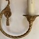 Paire d’appliques en bronze doré style Louis XVI