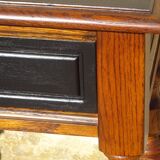 Small rustic bedside table