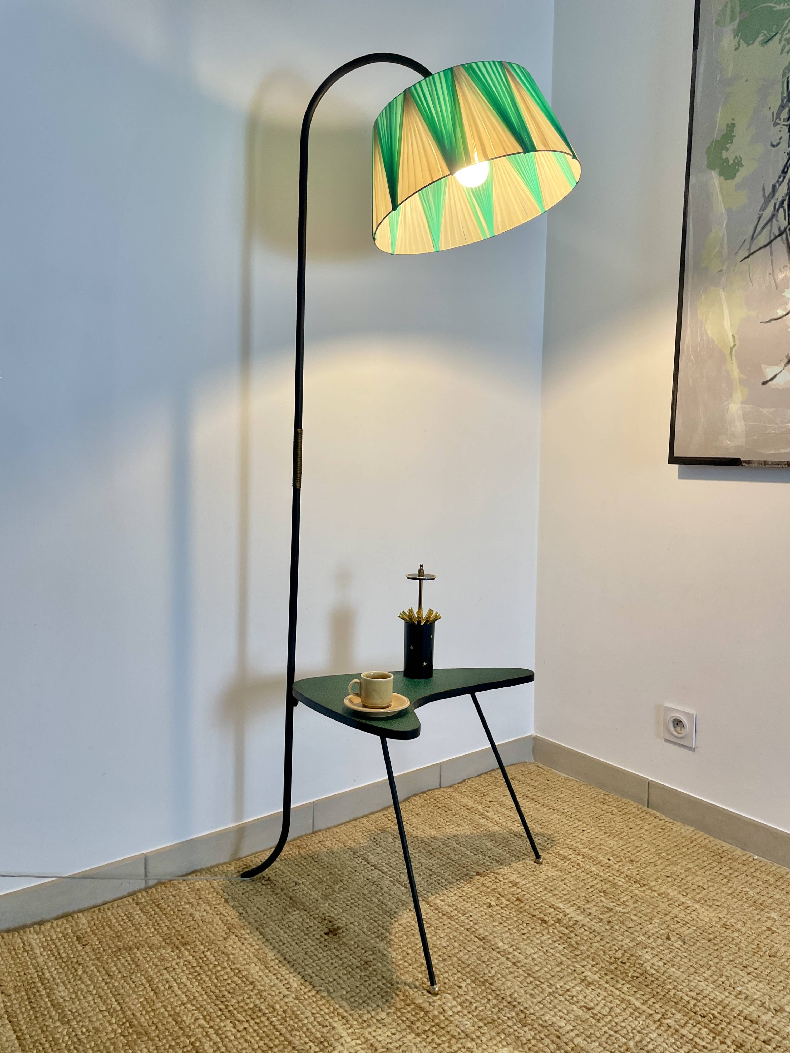 Vintage 50s reading floor lamp