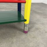 Pierre Sala style pencil shelf for children