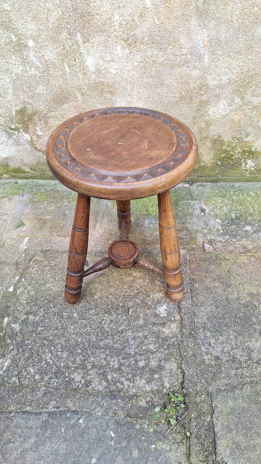 Wooden stool