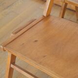 Set of 12 Scandinavian chairs compass feet