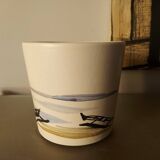 Pot, vintage ceramic pot cover from the 60's