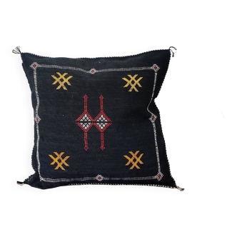 Coussin berbère Sabra Noir