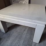 Table basse marque Drimmer chêne massif à repeindre