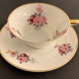 Set of 6 cups and 6 porcelain cups from Limoges